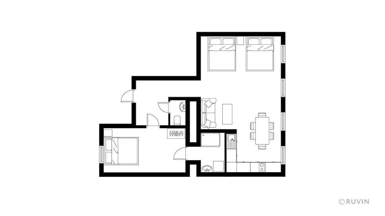 City Apartment, Two Metro Stations To Hauptbahnhof Wien Exterior foto